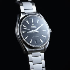 维瑞亚 不锈钢表带 适用于OMEGA欧米茄 新款海马150m 6点日历窗