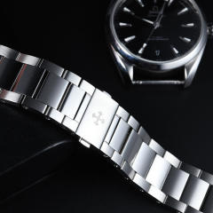 维瑞亚 不锈钢表带 适用于OMEGA欧米茄 新款海马150m 6点日历窗