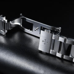 维瑞亚 不锈钢表带 适用于OMEGA欧米茄 新款海马150m 6点日历窗