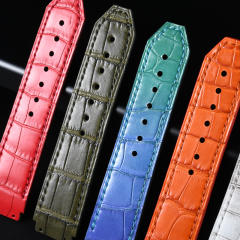 维瑞亚鳄鱼皮表带适用于宇舶经典融合42表径