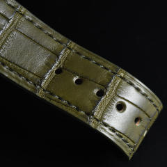 维瑞亚鳄鱼皮表带适用于宇舶经典融合42表径