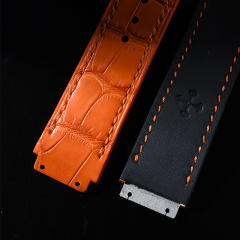 维瑞亚鳄鱼皮表带适用于宇舶经典融合42表径