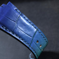 维瑞亚鳄鱼皮表带适用于宇舶灵魂系列42mm 641 647（非一键快拆）