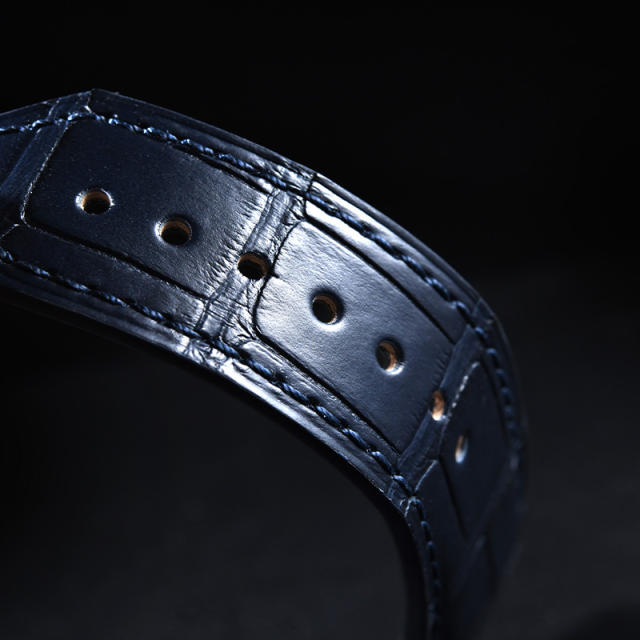 维瑞亚鳄鱼皮表带适用于宇舶灵魂系列42mm 641 647（非一键快拆）