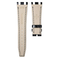 维瑞亚鳄鱼皮表带适用于AP 33mm 77321 皮带款