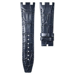 维瑞亚鳄鱼皮表带适用于AP皇家橡树离岸37mm 26231 26048折叠扣款