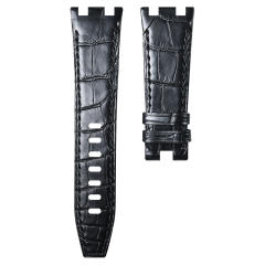 维瑞亚鳄鱼皮表带适用于AP皇家橡树离岸37mm 26048 针扣款