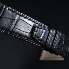 维瑞亚鳄鱼皮表带适用于AP皇家橡树离岸37mm 26048 针扣款