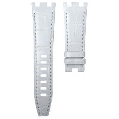 维瑞亚鳄鱼皮表带适用于AP皇家橡树离岸37mm 26048 针扣款