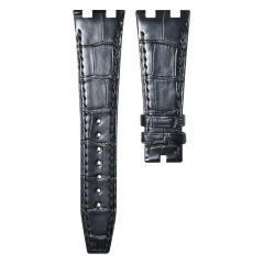 维瑞亚鳄鱼皮表带适用于AP皇家橡树离岸37mm 15450or金壳皮带款