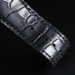 维瑞亚鳄鱼皮表带适用于宇舶大爆炸灵魂45MM 601 (非一键快拆)