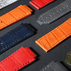 维瑞亚鳄鱼皮表带适用于宇舶经典融合45mm 511/521