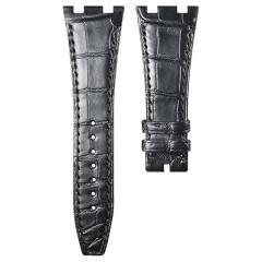 维瑞亚鳄鱼皮表带适用于AP皇家橡树离岸37mm 15300or金壳皮带款