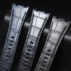 维瑞亚鳄鱼皮表带适用于AP皇家橡树离岸42mm 26470