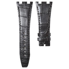 维瑞亚鳄鱼皮表带适用于AP皇家橡树离岸37mm 15300or金壳皮带款