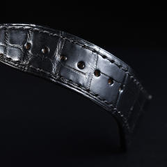 维瑞亚鳄鱼皮表带适用于AP皇家橡树离岸37mm 15300or金壳皮带款