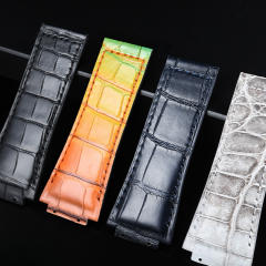 维瑞亚鳄鱼皮表带适用于宇舶大爆炸灵魂45MM 601 (非一键快拆)