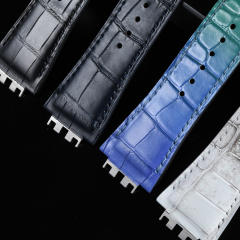 VAGENARI维瑞亚鳄鱼皮表带适用于宇舶灵魂45mm一键快拆614