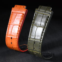 维瑞亚鳄鱼皮表带适用于宇舶经典融合45mm 511/521