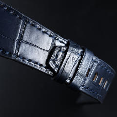 维瑞亚鳄鱼皮表带适用于AP皇家橡树离岸42mm 26470