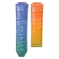 维瑞亚鳄鱼皮表带适用于宇舶大爆炸系列44mm 301/311