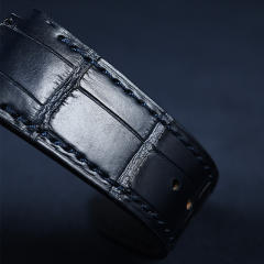 维瑞亚鳄鱼皮表带适用于宇舶大爆炸系列44mm 301/311