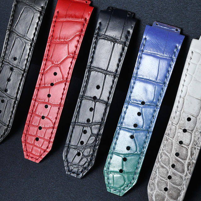 维瑞亚鳄鱼皮表带适用于宇舶大爆炸系列44mm 301/311