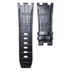 维瑞亚鳄鱼皮表带适用于AP皇家橡树离岸44mm 26400