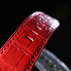 维瑞亚鳄鱼皮表带适用于AP皇家橡树离岸44mm 26400