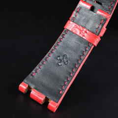 维瑞亚鳄鱼皮表带适用于AP皇家橡树离岸44mm 26400