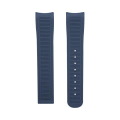 维瑞亚橡胶表带适用于Omega 海马150m 双日历 41.5表径