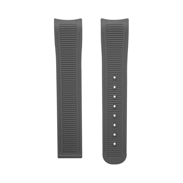 维瑞亚橡胶表带适用于Omega 海马150m 双日历 41.5表径