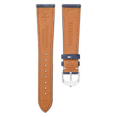 维瑞亚Jeans牛仔布纹小牛皮表带 平头通用18/19/20/21/22/23mm