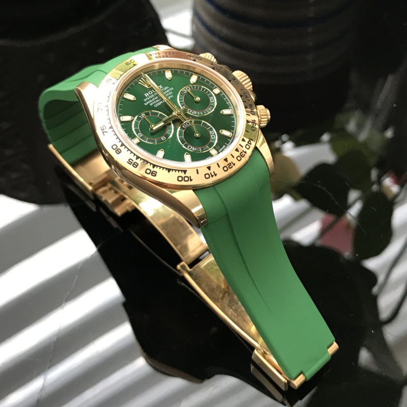 维瑞亚橡胶表带适用于劳力士迪通拿116508