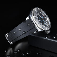 【减震胶带+904钢头粒】维瑞亚橡胶表带适用于劳力士游艇126622