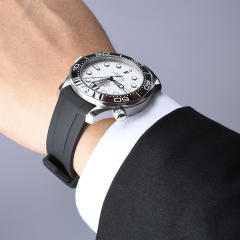 维瑞亚橡胶表带适用于海马潜水300m 42mm（日历窗在6点位）