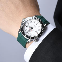 维瑞亚橡胶表带适用于海马潜水300m 42mm（日历窗在6点位）