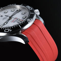 维瑞亚橡胶表带适用于海马潜水300m 42mm（日历窗在6点位）