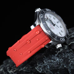 维瑞亚橡胶表带适用于海马潜水300m 42mm（日历窗在6点位）