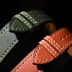 维瑞亚牛皮表带适用于积家  北宸系列42mm