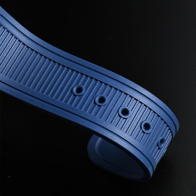 维瑞亚橡胶表带适用于Omega新海马300 42mm 无日历