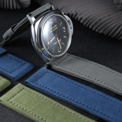 【限量版50个】维瑞亚 防水尼龙帆布表带适用于沛纳海47mm表径