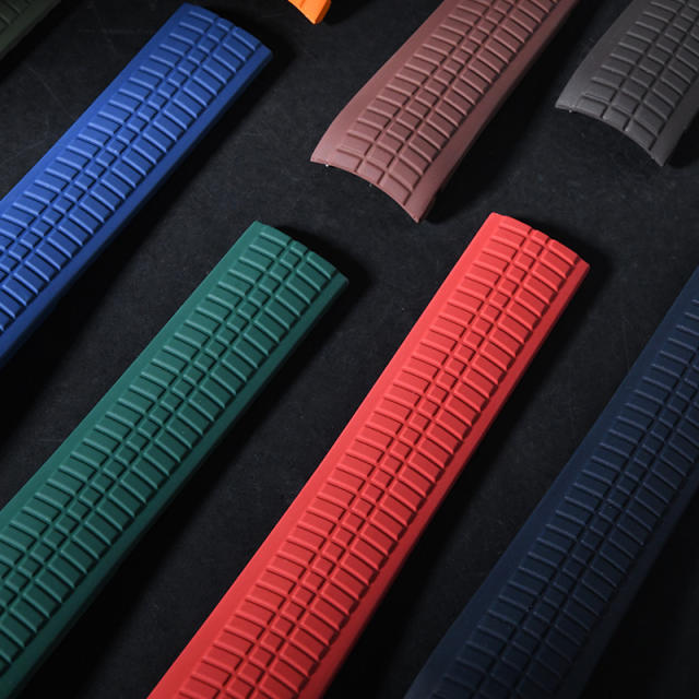 维瑞亚橡胶表带适用于 Aquanaut 5167A、5167R  钢壳 玫瑰金壳