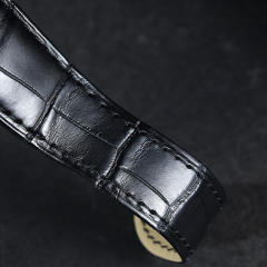 维瑞亚美洲鳄鱼皮表带适用于卡地亚卡历博42mm  W7100037