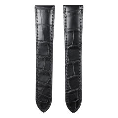 维瑞亚美洲鳄鱼皮表带适用于卡地亚卡历博38mm W2CA0002