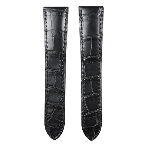 维瑞亚美洲鳄鱼皮表带适用于卡地亚卡历博38mm W2CA0002