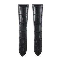 维瑞亚美洲鳄鱼皮表带适用于卡地亚卡历博42mm  W7100037