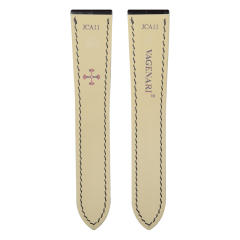 维瑞亚美洲鳄鱼皮表带适用于卡地亚卡历博38mm W2CA0002