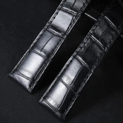 维瑞亚美洲鳄鱼皮表带适用于卡地亚卡历博38mm W2CA0002