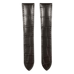 维瑞亚美洲鳄鱼皮表带适用于卡地亚卡历博38mm W2CA0002